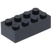 LEGO 100 x briques 2 x 4, noires