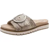 Tamaris Mule beige / beige foncé