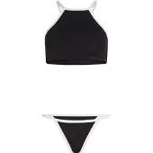 O'Neill High Neck Bikini Noir 34 Femme
