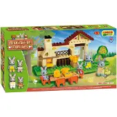 Unico Plus - Jeu de construction Maximilian Families « Barbecue dans le jardin » - Compatible - 70 pièces
