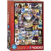 Eurographics Puzzle Aventure en train 1000 pièces