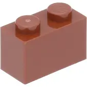LEGO 250 pièces 3004 Brick 1x2 Part Basic bricks 250 Red Brown