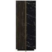 AEA Armoire Armoire murale Garde-robe Chambre à coucher Moderne Marron 82cm