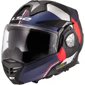LS2 FF901 Advant X Ultra casque pliable, noir mat/rouge/bleu/blanc, XS (53/54)