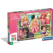 Clementoni CLE puzzle 104 SuperKolor Princess 25057