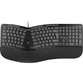 MediaRange MROS120 Clavier MROS120 - ergo Clavier multimédia, 124 touches et molette de défilement, filaire