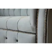 AEA Ensemble de canapé Chesterfield Design Luxe Coussin Canapé Siège Garniture