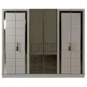 AEA Armoire de rangement pour vêtements Armoire penderie 260cm