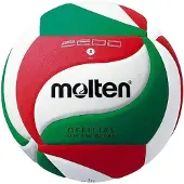 Molten - Logo Volleyball PP218 (5) (blanc/rouge/vert)