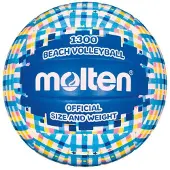 Molten - Ballon de volley-ball de plage « 1300 » PP1178 (5) (bleu)