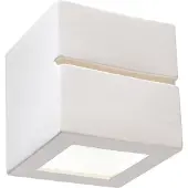 Sollux Applique en céramique LEO LINE 1xE27 15W céramique 14x14x14cm