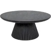 AEA Table en bois noir au design moderne