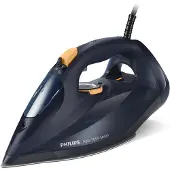 Philips 7000 series DST7060/20 Fer à vapeur - Fer à vapeur - semelle SteamGlide Elite - 2 m - 250 g/min - Bleu - Jaune - 55 g/min (DST7060/20)
