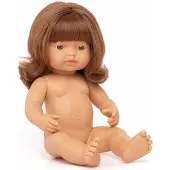 Miniland European Redhead Baby Doll 38 Cm Multicolore Enfants