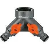 Gardena Sélecteur 2 circuits d'arrosage - Filetage 33.3mm - 940-26