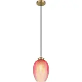 Globo Suspension Jessica avec verre rose Ø 18cm