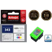 ActiveJet Cartouche d'encre AH-343R (remplace HP 343 C8766EE ; Premium ; 21 ml ; couleur)