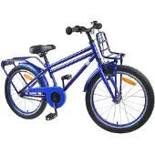 vidaXL Vélo enfant 20 pouces pour 6-11 ans bleu foncé