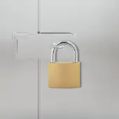 Syfax U Lock avec Clés 50 pcs Laiton Fer