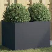 Prolenta Maison Exclusive - Bac à plantes anthracite 62x47x46 cm en acier