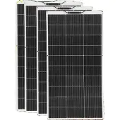 OEM Panneau solaire, conception flexible, haute efficacité, 4 panneaux solaires