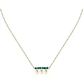 Morellato Collier - Morellato - Saix14 - Acier Et Agate - 40+5 Cm - Doré
