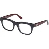 Web Lunettes de vue homme - - Montures cerclées - Acétate - 53/20/145 - Ronde - Blue - Casual - Transparent