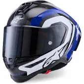 Alpinestars Casque Supertech R10 Arius, noir/blanc/bleu, XS (53/54)