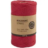 Creativ Company Coord Macrame - Rood, 198m