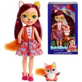 Enchantimals felicity Fox et Flick and Sprint poupée avec animal de compagnie
