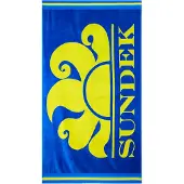 Sundek New Classic Jacquard Beach Logo Towel Bleu Homme