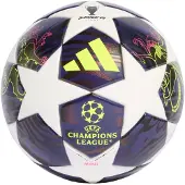 Adidas Balles 'UEFA Champions League Final' jaune fluo / violet foncé / blanc