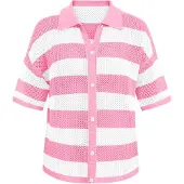 Imily Bela Cardigan rose / blanc