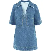 Imily Bela Robe bleu denim