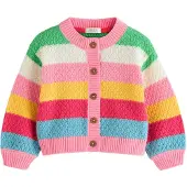 Next Cardigan bleu clair / jaune / vert / pitaya