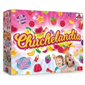 Educa New Super Chuchelandia. Créez vos propres bonbons. Maintenant plus savoureux. Sans conservateurs et sans matières grasses. Tranche d'âge : +5 ans