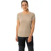 Vaude Essential Short Sleeve T-shirt Beige 36 Femme