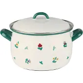 Riess Marmite à viande avec couvercle Ø18cm 2,5Liter Country Gmundner Streublumen