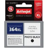 ActiveJet Cartouche d'encre AH-364PBCX pour imprimante HP. Compatible avec HP 364XL CB322EE ; qualité supérieure ; 12 ml ; noir. Photo.