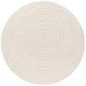 Tapis.fr Tapis d'intérieur & extérieur Cotara crème 160 cm rond