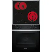 Siemens PQ212KA10 (HE273ABS3 + EA64RGNA1E) Cuisinière électrique gril grande surface