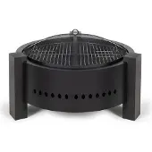 Livoo Brasero au bois ou au charbon 47.5cm noir - - DOC286 -