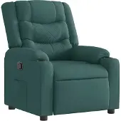 Syfax Fauteuil inclinable Vert foncé Tissu