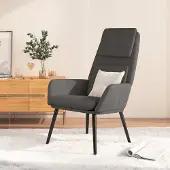 Prolenta Maison Exclusive - Fauteuil relax tissu gris foncé