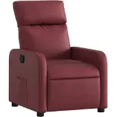 Sonstiges Fauteuil inclinable Rouge bordeaux Similicuir