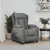Prolenta Maison Exclusive - Fauteuil relax électrique gris foncé tissu
