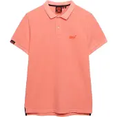 Superdry Vint Destroy Short Sleeve Polo Orange 2XL Homme