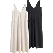 The Set Robe beige / noir