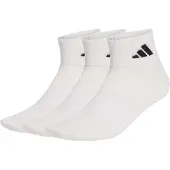Adidas Chaussettes de sport 'THIN&LIGHT SPORTSWEAR ANKLE 3 PAIR PACK' noir / blanc