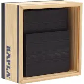 Kapla C40 NR 40 QUADRATE, plaquettes en bois noir